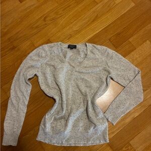 Marked Gray  Long Sleeve Top